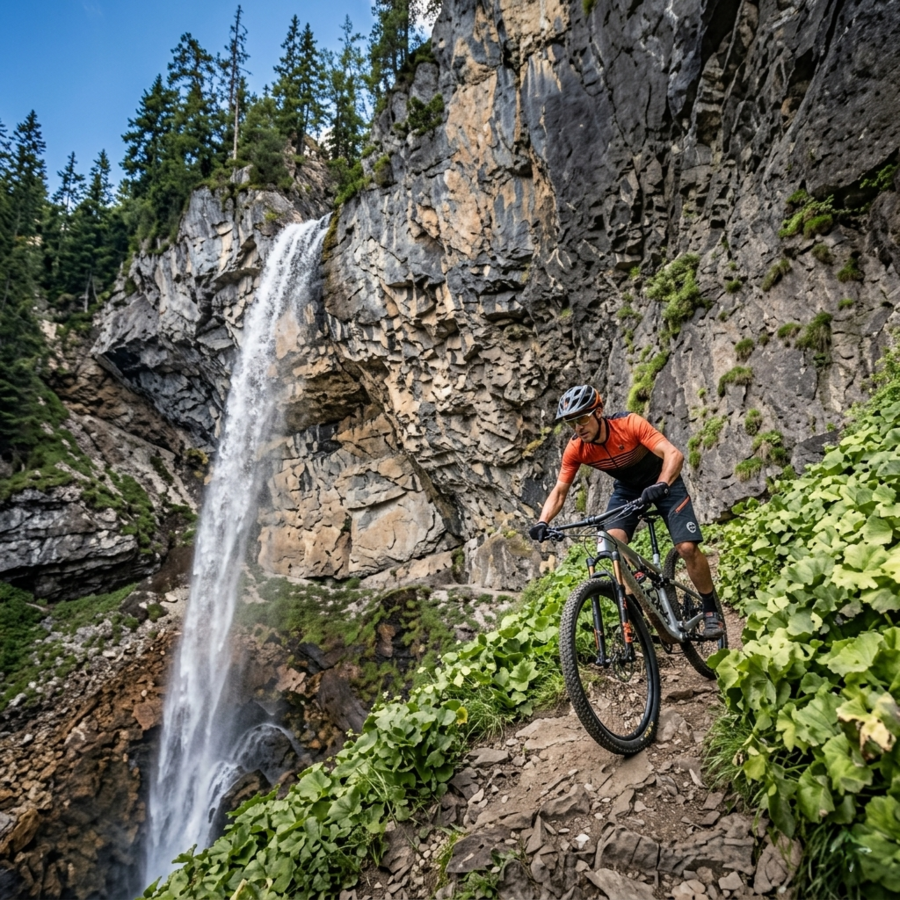 Die Johanneswasserfall- & Felseralm-Runde – Naturdenkmal trifft Trail-Action