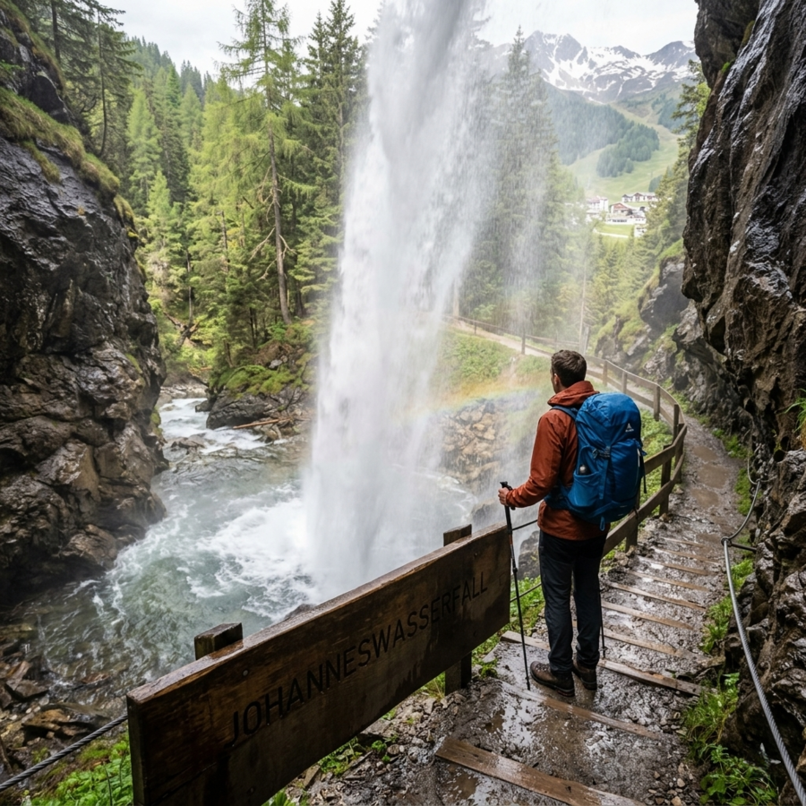 Der Wanderweg zum Johanneswasserfall – Das spektakuläre Naturdenkmal